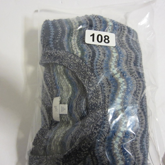 J.Jill sweater women’s M Chevron Knit Crew Neck Side Slit Pullover Tunic - Picture 13 of 13